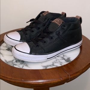 No-tie hightop all star converse